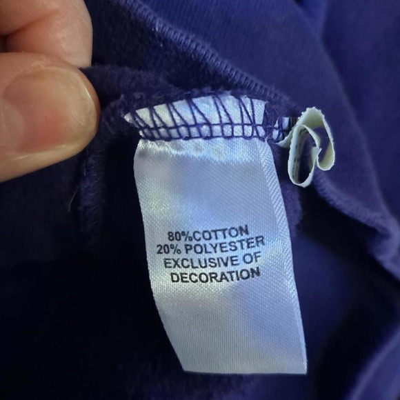 West Chester University Purple Hooded Sweatshirt Size Small - Picture 5 of 7